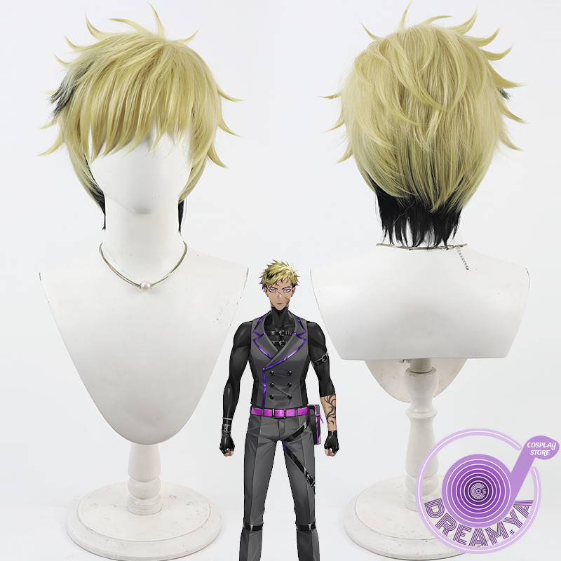 Anime Cosplay Wig Heat Resistant - Vantacrow Bringer Cosplay Wig Vtuber Yellow