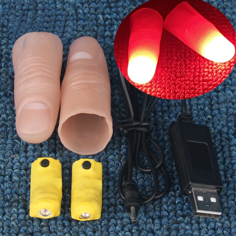 Professional Light-Pair Set (R - Thumb Tip Magic Trick Set recension och pris