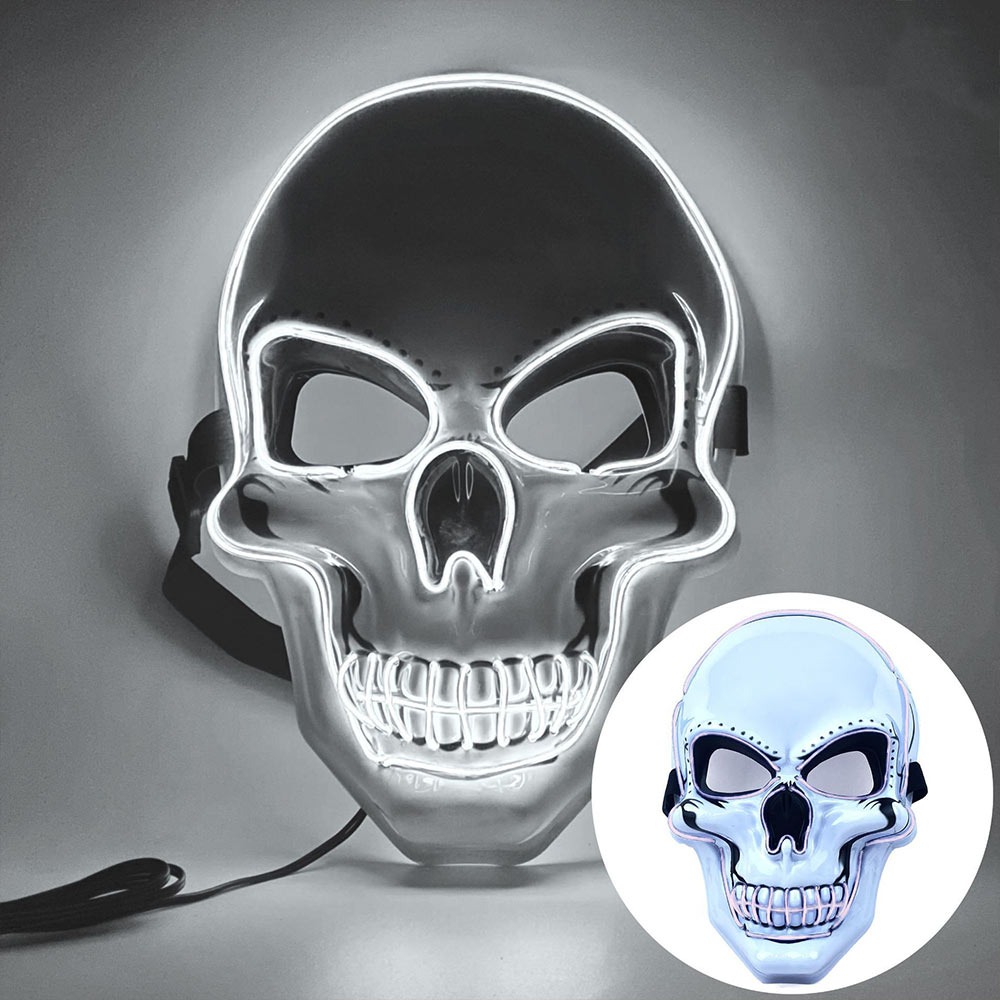 Fashion Horror Halloween Skull - Led Purge Mask Halloween recension och pris