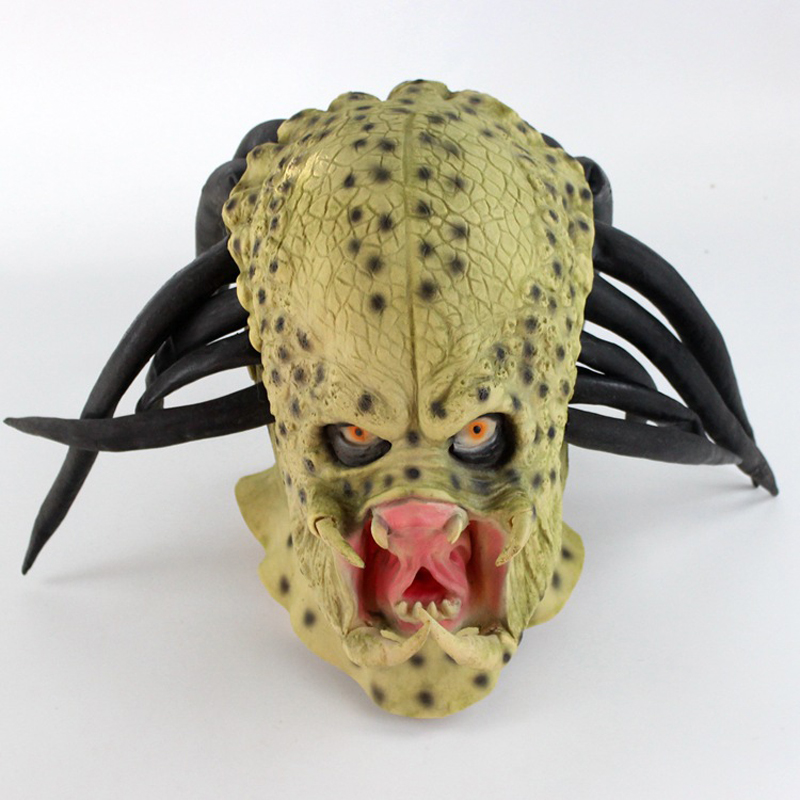 Latex Predator Head Mask Reali - Latex Alien Mask Realistic recension och pris
