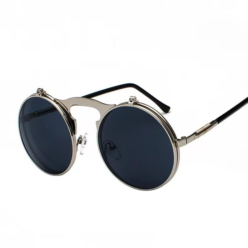 Retro Steampunk Red Round Sung - Glow In The Dark Party Glasses recension och pris