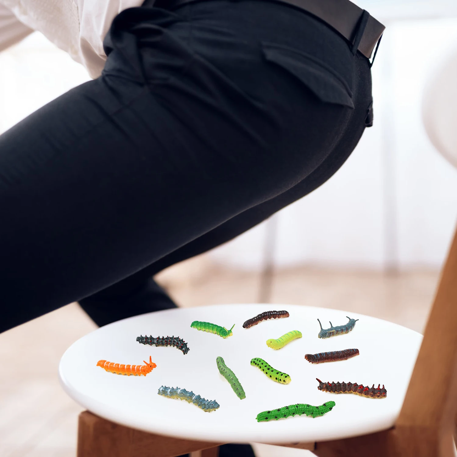 12pcs Insect Models Caterpilla - Prank Toys recension och pris