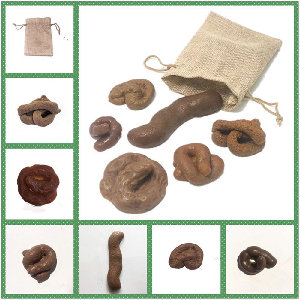 6Pcs Turd Antistress Fool's Ho - Fake Poop Gag Gift recension och pris