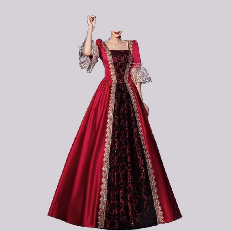 S‑5XL Women New Medieval Renai - Medieval Renaissance Dress Women recension och pris