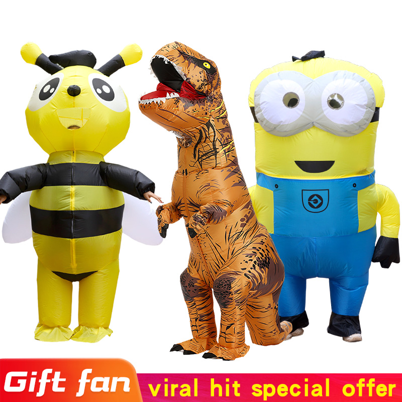 Men's and Women's Inflatable M - Inflatable Dinosaur Costume Adult recension och pris