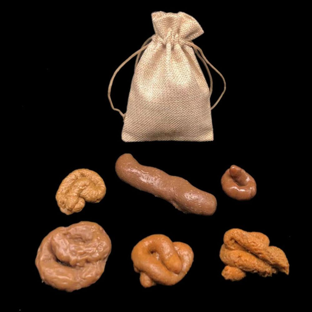 6Pcs Turd Tricky  Fool's Holid - Fake Poop Gag Gift recension och pris