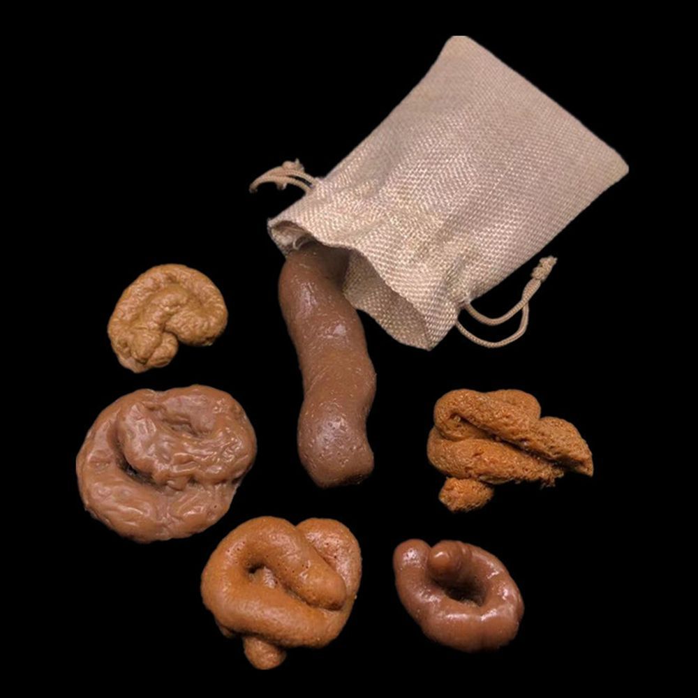 6Pcs Joke Gadget Squish Fool's - Fake Poop Gag Gift recension och pris