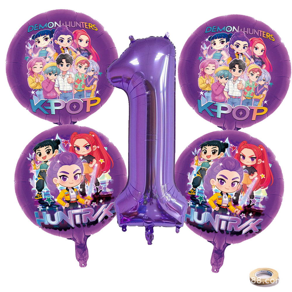 K P Foil Balloon Set Girl Grou - Party Supplies recension och pris