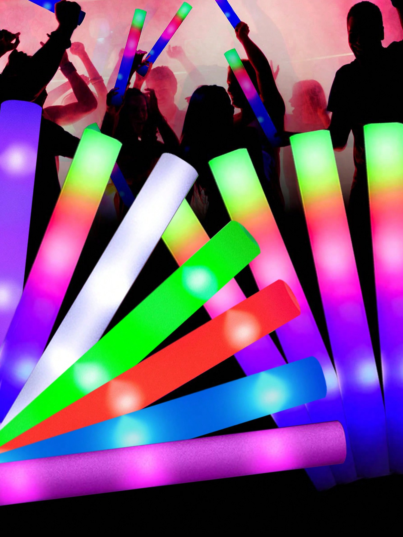20/30pcs LED Foam Glow Sticks  - Flashing Led Foam Sticks Party recension och pris