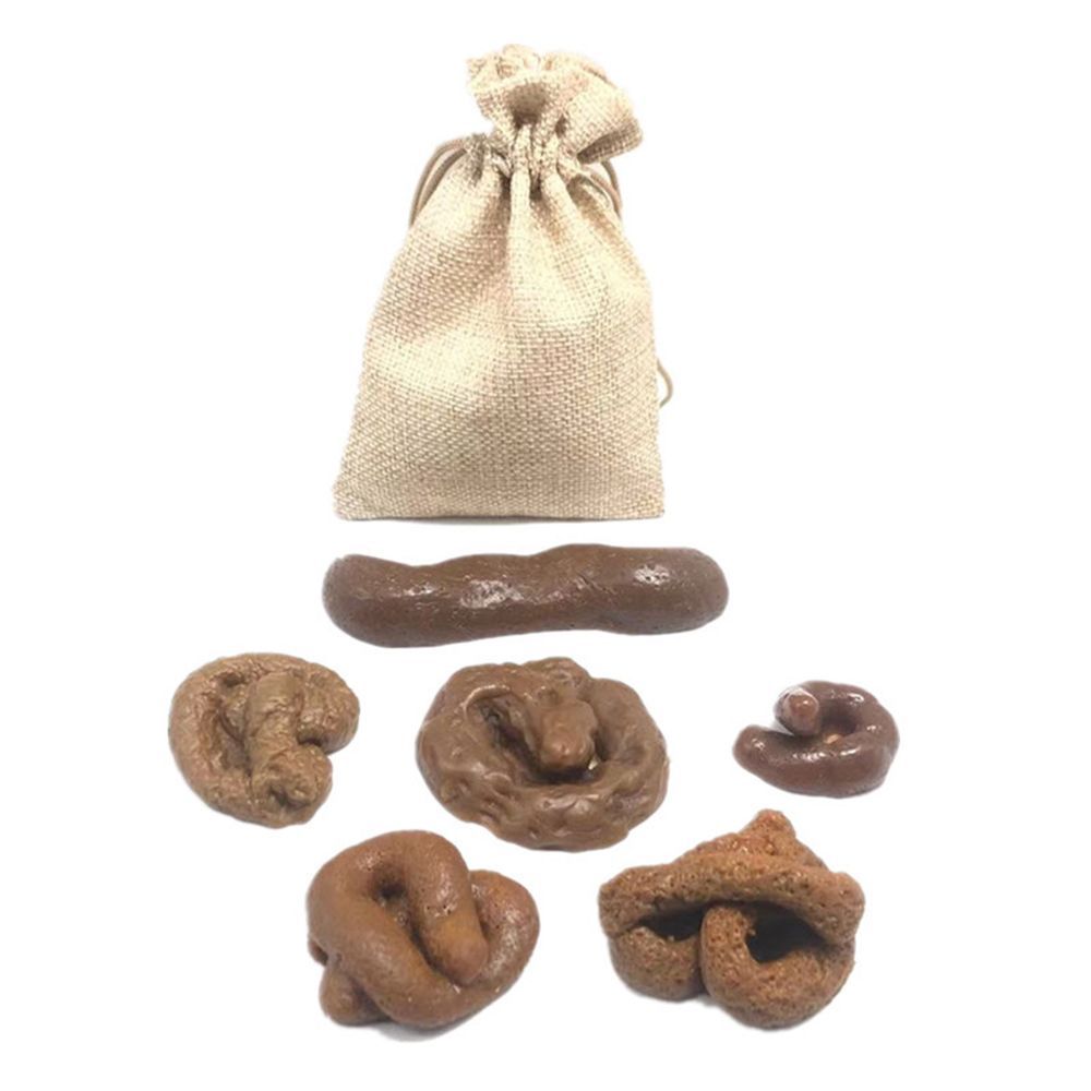 6Pcs Joke Tricky Toys Gadget S - Fake Poop Gag Gift recension och pris