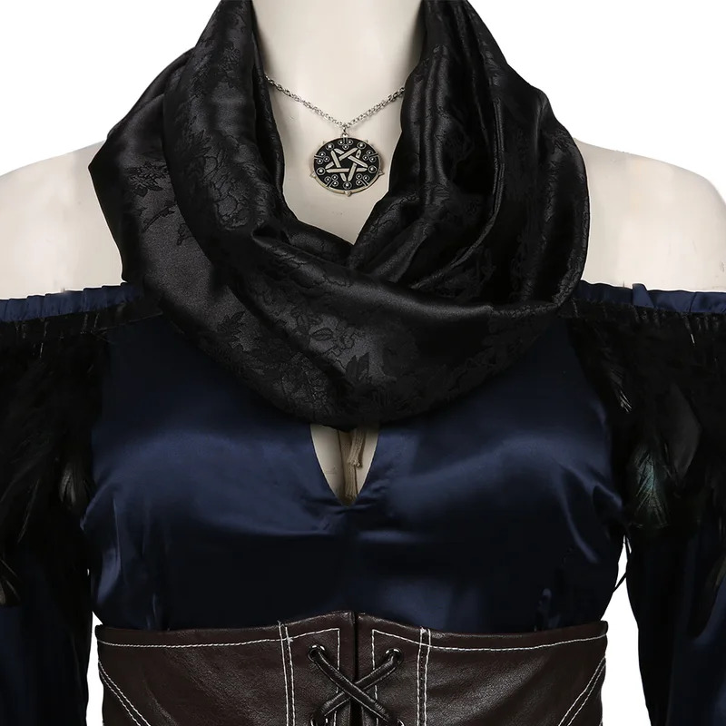 Yennefer Cosplay Fantasia Cost - Medieval Renaissance Dress Women recension och pris