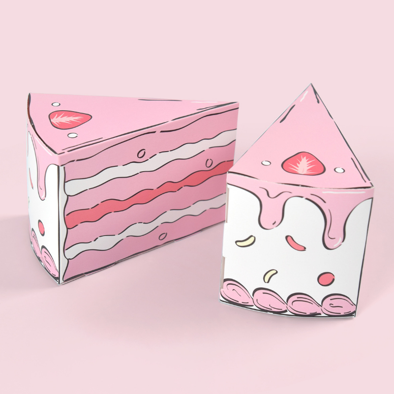 Triangular Cake Shaped Paper G - Party Supplies recension och pris