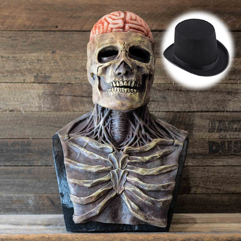 Creepy Brains Skeleton Mask Sk - Led Purge Mask Halloween recension och pris