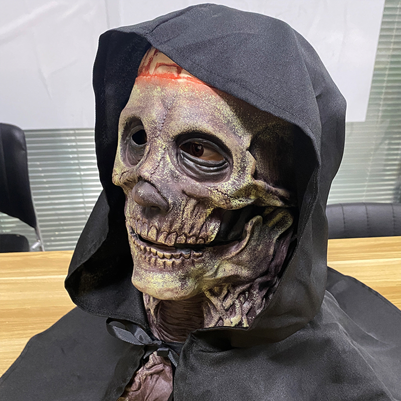 Creepy Brains Skeleton Mask Sk - Led Purge Mask Halloween recension och pris
