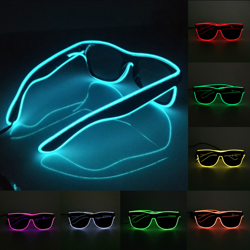 1PC Flashing EL Wire Led Glass - Glow In The Dark Party Glasses recension och pris
