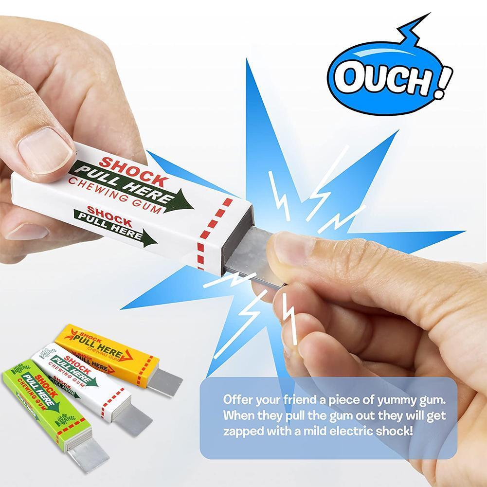 Electric Shock Joke Chewing Gu - Shock Pen Prank Toy recension och pris